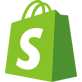 Logo sac vert de Shopify