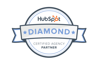 Badge partenaire "Diamond" de HubSpot