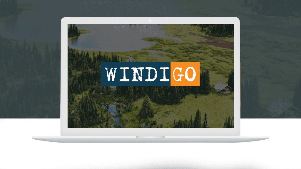 Vue du site web de Windigo sur ordinateur